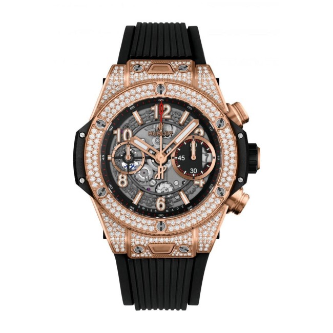 Hublot Big Bang Unico King Gold Pavé Men's Watch 441.OX.1180.RX.1704