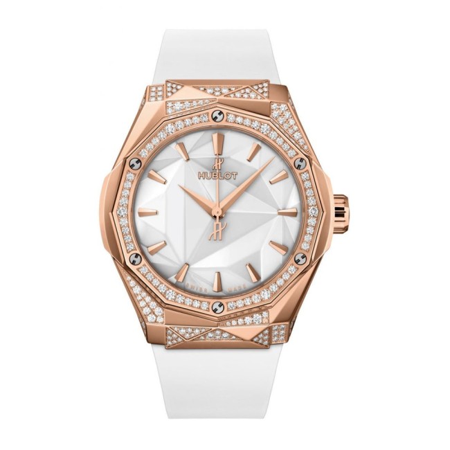 Hublot Classic Fusion Orlinski King Gold White Alternative Pavé 40mm Men's Watch 550.OS.2200.RW.1804.ORL20