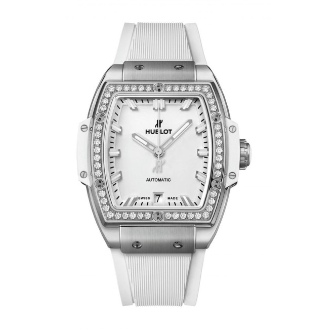 Hublot Spirit of Big Bang Titanium White Diamonds Woman's Watch 665.NE.2010.RW.1204