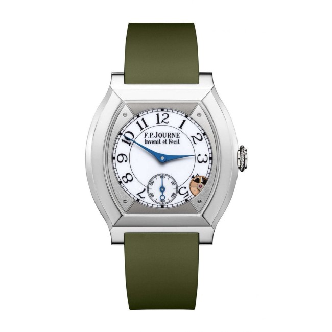 F.P.Journe 35mm élégante 40 Titanium Woman's Watch Green strap