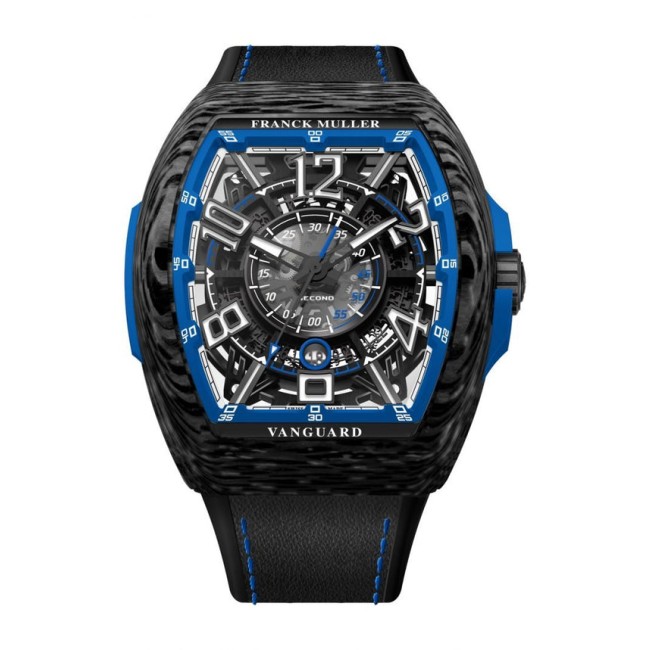 Franck Muller Vanguard Racing Skeleton Men's Watch V 45 SC DT SQT RCG CARBONE (BL)