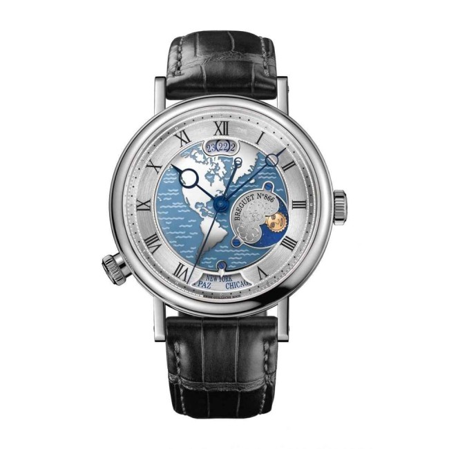 Breguet Classique Hora Mundi 5717 Men's Watch 5717PT/US/9ZU