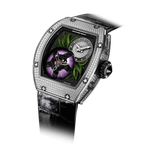 Richard Mille RM 19-02 Manual Winding Tourbillon Fleur Woman's watch White Gold