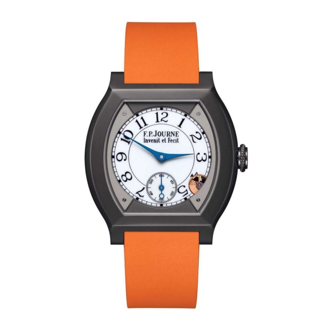 F.P.Journe 35mm élégante 40 Titalyt Woman's Watch Orange strap