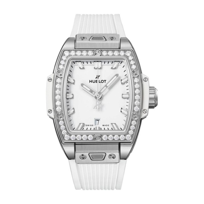 Hublot Spirit of Big Bang Steel White Diamonds Woman's Watch 682.SE.2010.RW.1204