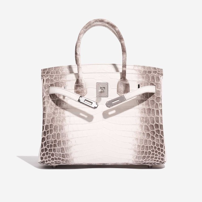 Birkin 30 Matte Alligator Himalaya Blanc