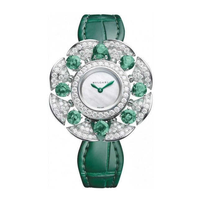 Bvlgari Divas’ Dream Divissima Emeralds Woman's Watch 103505