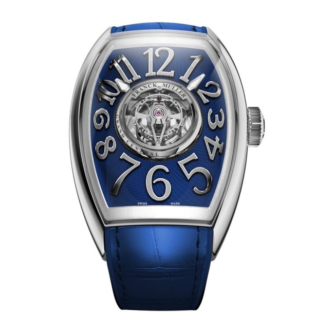 Franck Muller Grand Central Cintrée Curvex Men's Watch CX-40-T-CTR-AC-AC-cdbleu-OG