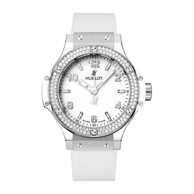 Hublot Big Bang Steel White Diamonds Woman's Watch 361.SE.2010.RW.1104