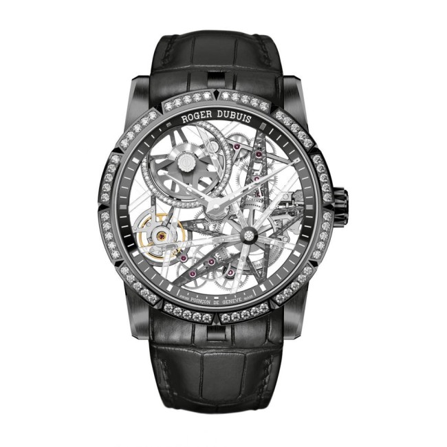 Roger Dubuis Excalibur Blacklight Black DLC Titanium Men's watch RDDBEX0756