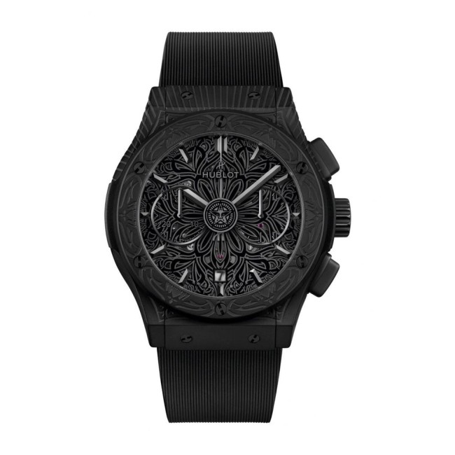 Hublot Classic Fusion Aerofusion Chronograph All Black Shepard Fairey Men's Watch 525.CI.0117.RX.SHF22