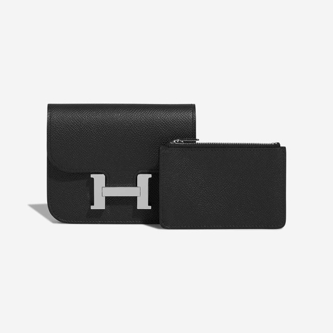 Constance Slim Wallet Epsom Black