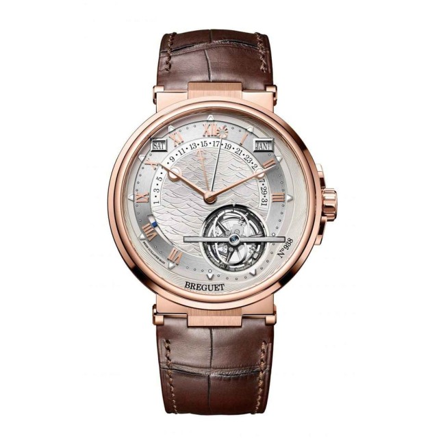 Breguet Marine Tourbillon Équation Marchante 5887 Men's Watch 5887BR/12/9WV