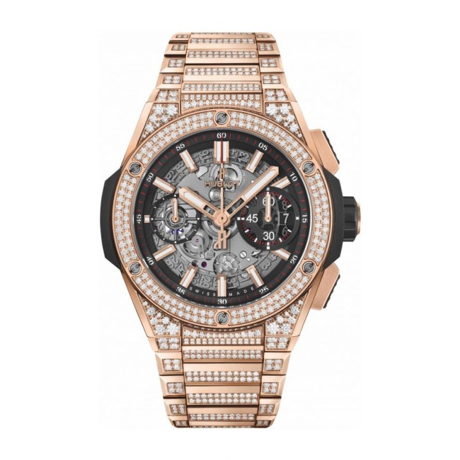 Hublot Big Bang Integral King Gold Pavé Men's Watch 451.OX.1180.OX.3704