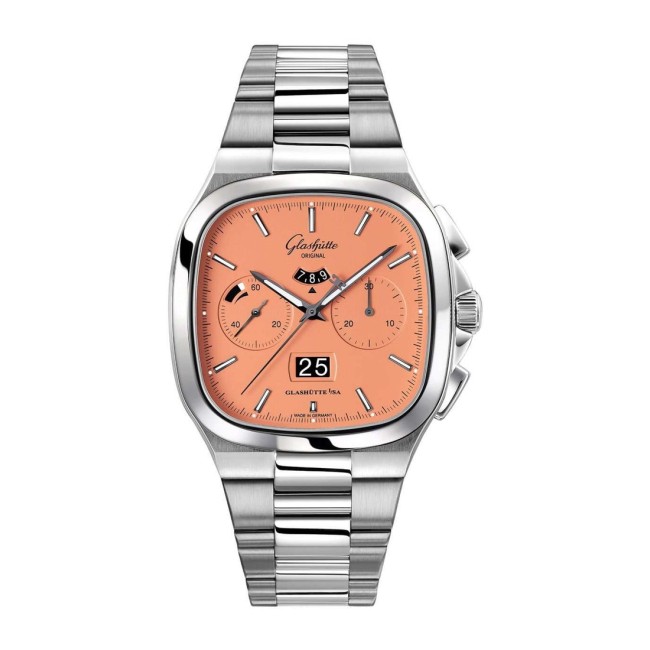 Glashütte Original Seventies Chronograph Panorama Date “Vbing Orange” Men's Watch 1-37-02-11-02-70